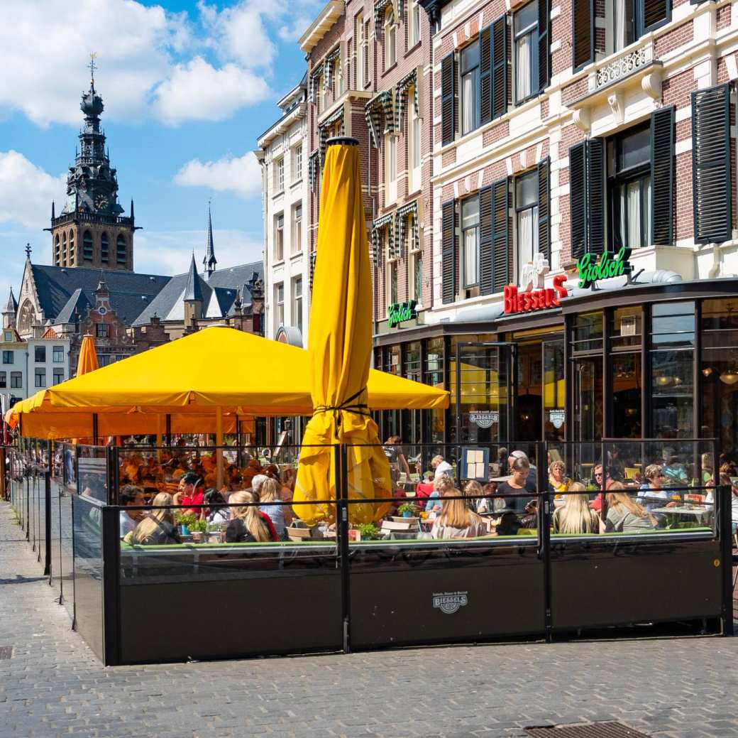 Nijmegen Grote Markt terrassen