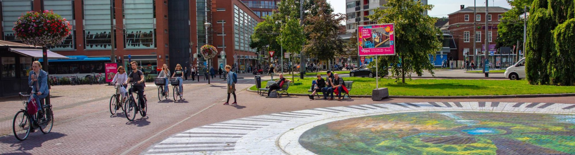 Arnhem plein in binnenstad