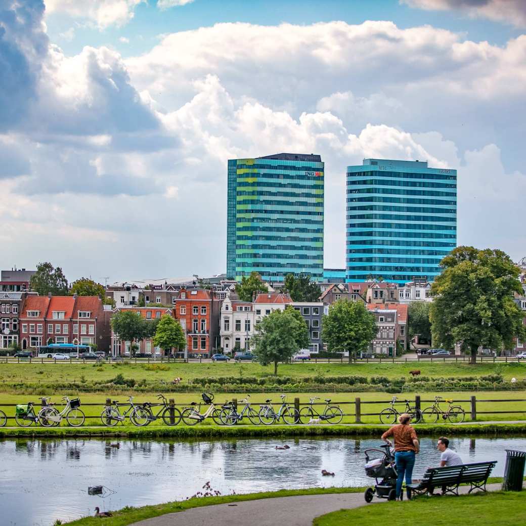 98856 Arnhem stadsaanzicht en park