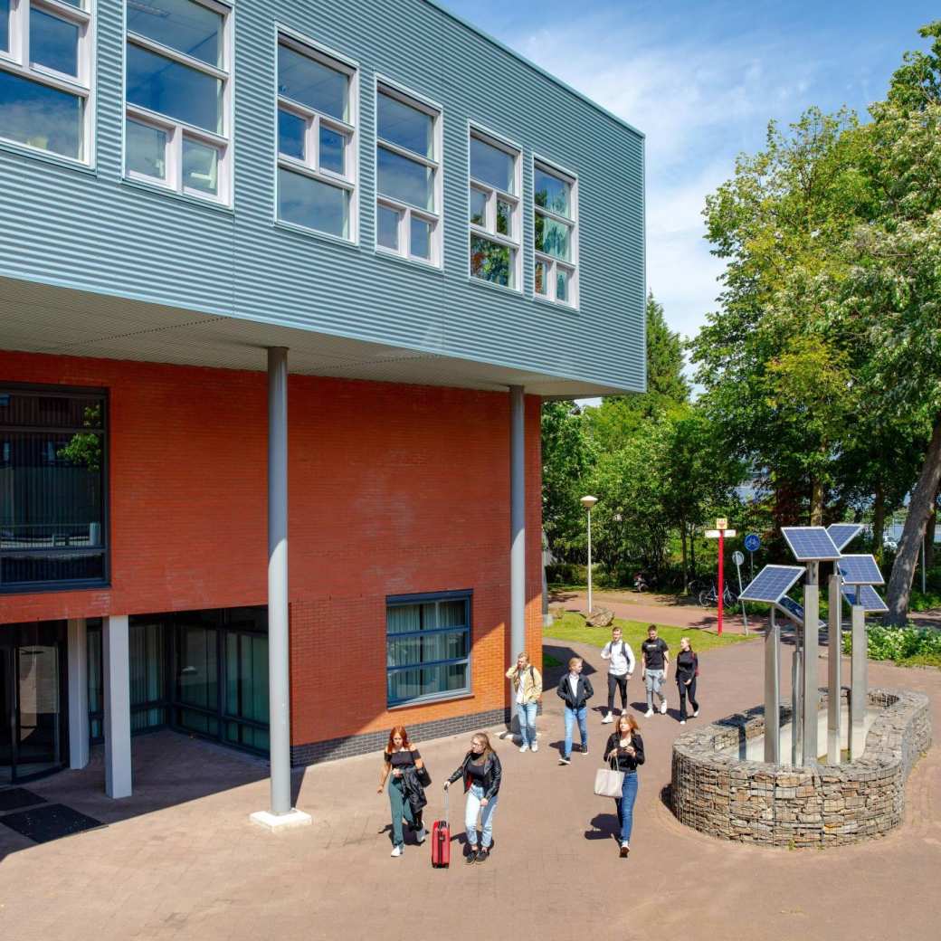 Overzicht campus Nijmegen gebouw LvS2
