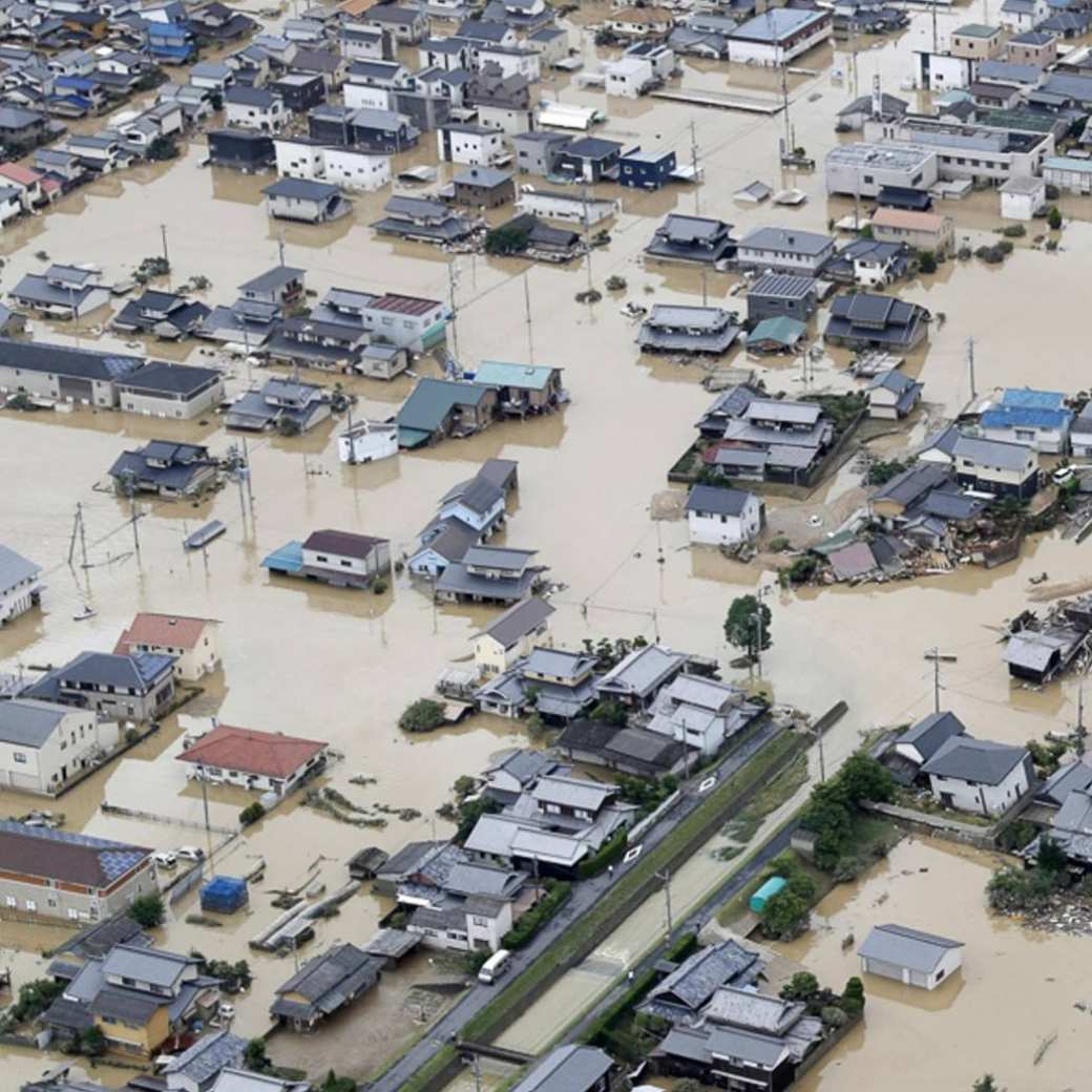 516150 civiele techniek overstroming door dijkdoorbraak japan