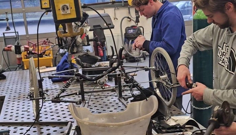 Gravity Racer is a popular learning competition for 2nd-year HAN Automotive students