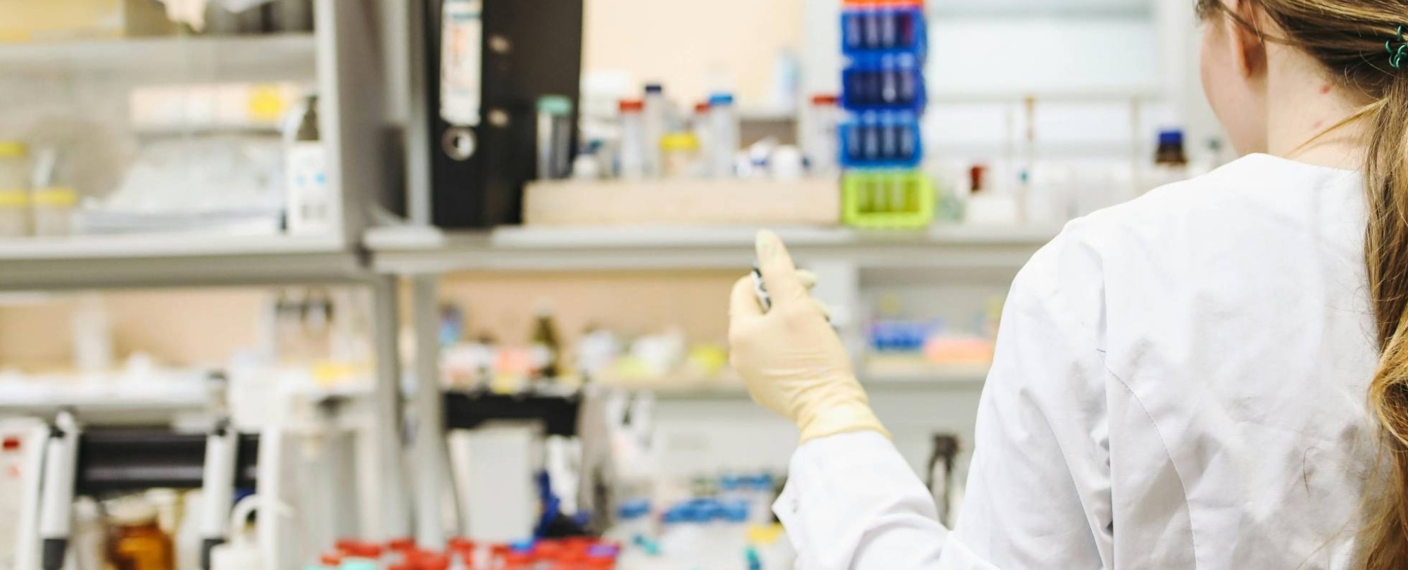 impression student in laboratorium