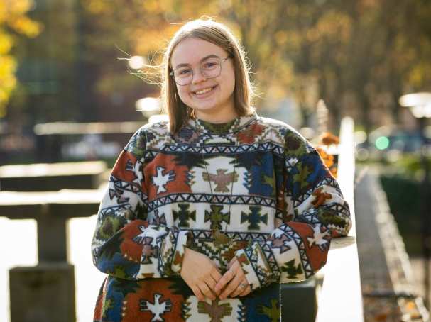 Chemistrystudent Milena Melnyk volgt het ASTP-programma