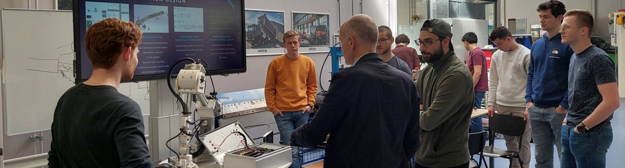 Sfeerfoto Robotics at HAN middag