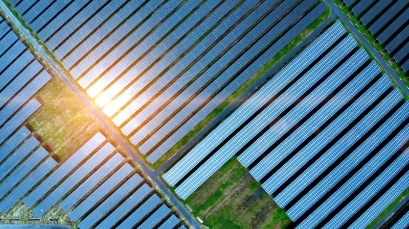 A solar farm is an application of the field of Engineering & Technology