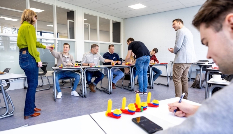 Impressie van de workshop i Robot voorafgaand aan het HAN Lean Event 2024